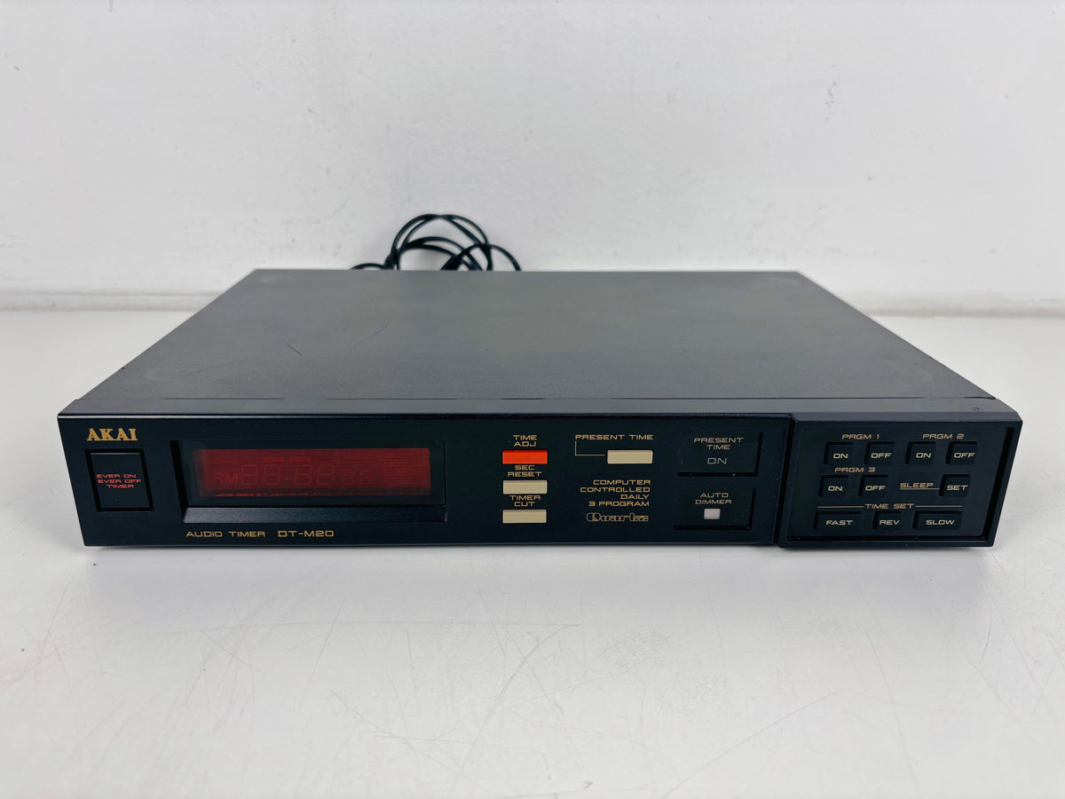 AKAI DT-M20 – Programmable Audio Timer – Hi-Fi System Timer