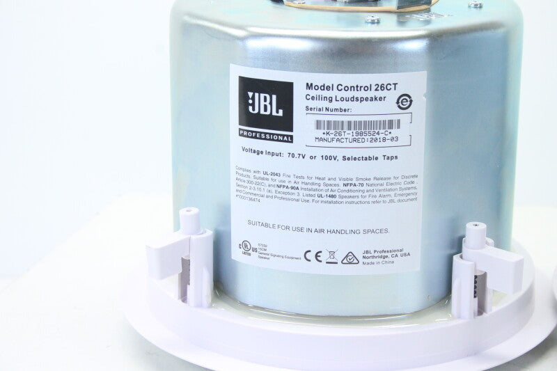 JBL Control 26CT - Background/Foreground Ceiling Speaker PAIR
