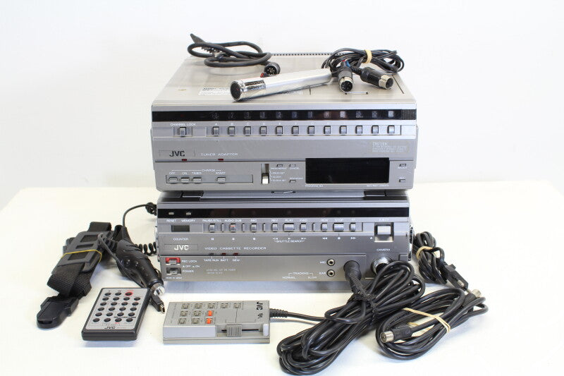 JVC hr-2200 eg portable video cassette vcr vhs -jvc tuner model TU