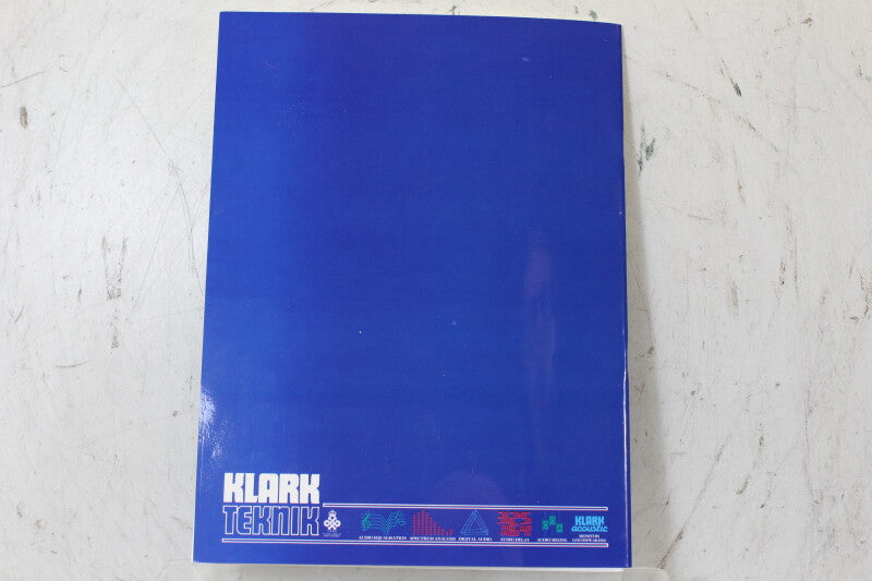 Klark Teknik DN 332 Graphic Equaliser Operating and Service Information