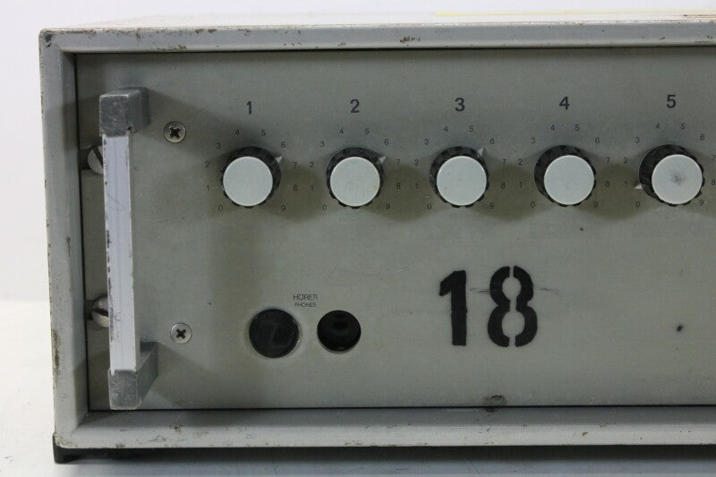 Klein & Hummel Telewatt E120e - 100 V, 5 Channel Mono Mixing Amplifier (No.3)