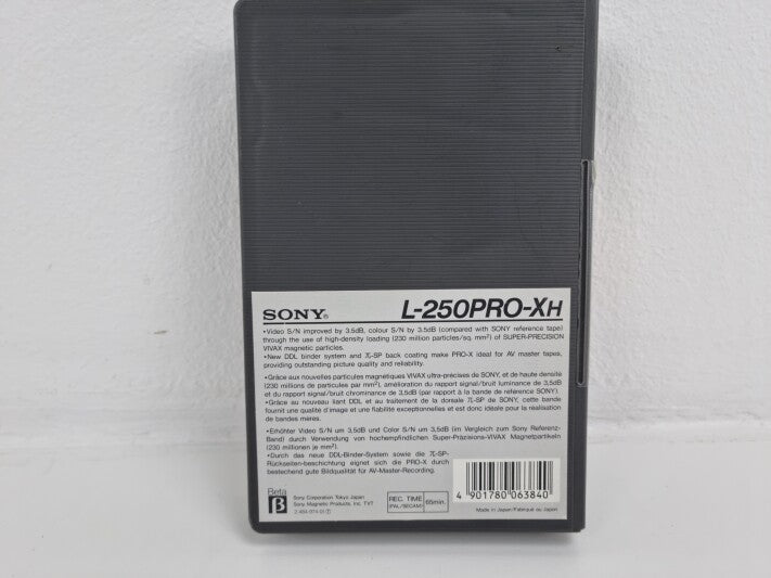 L250PRO-XH - Beta videocassette