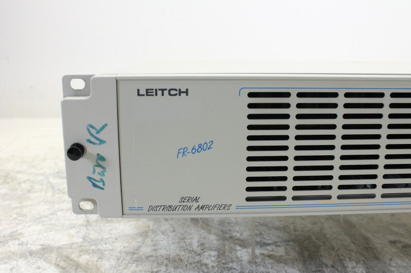 Leitch FR-6802 Digital Glue mounting frame with 1 power supply