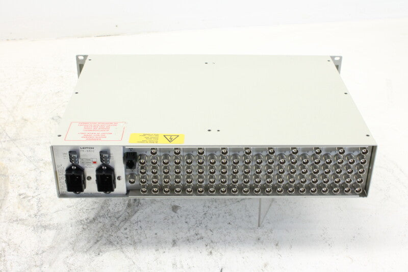 Leitch FR-6802 Digital Glue mounting frame with 2 power supplies