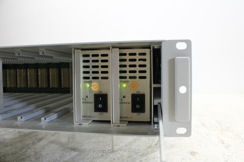Leitch FR-6804-1 Digital Glue mounting frame with 2 power supplies