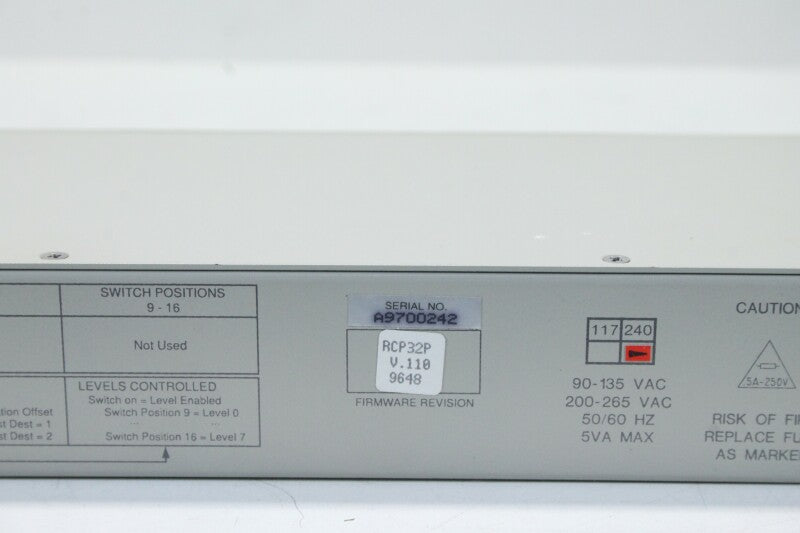 Leitch 16x1p Video Switcher (No. 6)