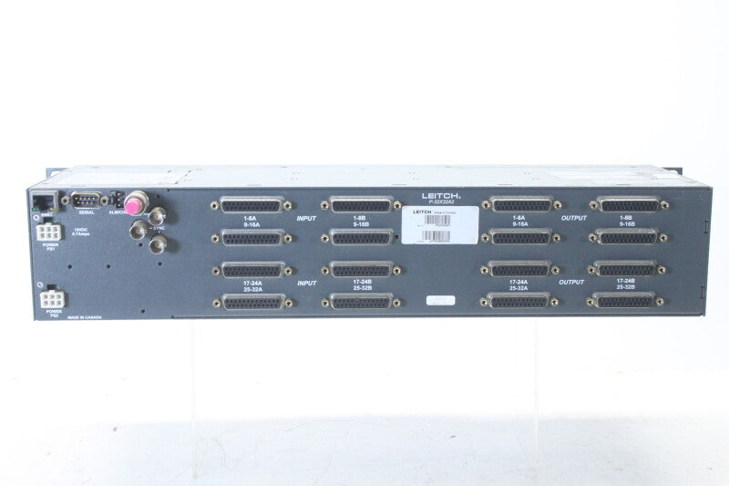 Leitch Panacea P-32X32A2 Routing Switcher Rack Unit