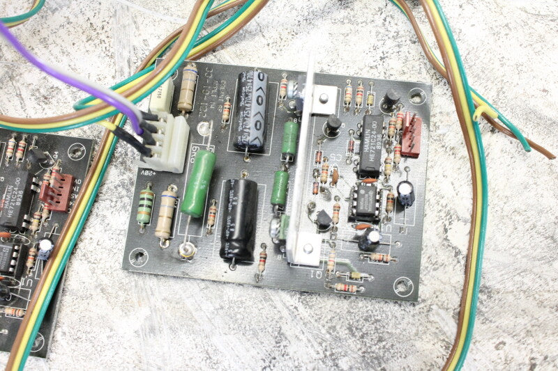 Lot of oval Audax speakers with 2 amplifier units