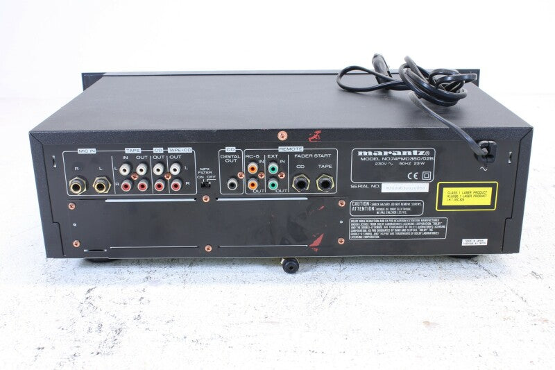 Marantz PMD 350 - Cassette deck / CD player