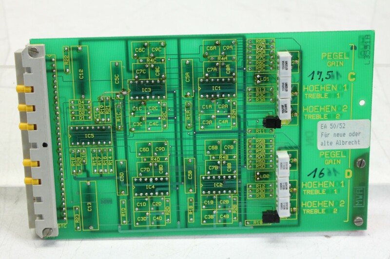MWA Albrecht MWA EA 50 3551A Card With Pegel Functions Like NEW