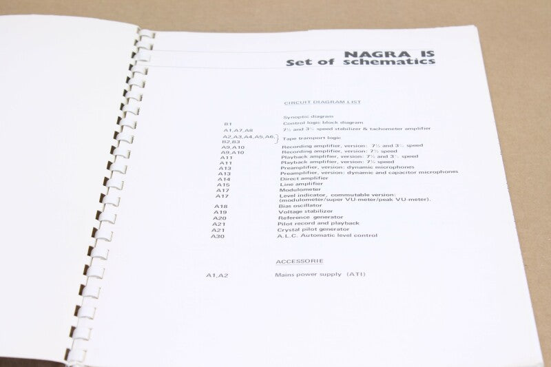 Nagra Kudelski IS Set of Schematics