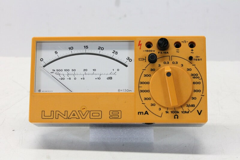 Neuberger Unavo 9 Multimeter in Leather Case with Manual