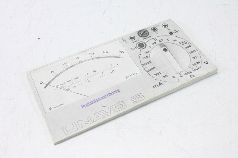 Neuberger Unavo 9 Multimeter in Leather Case with Manual