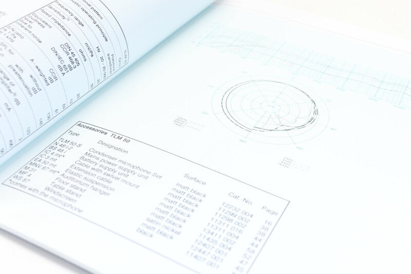 Neumann Studio Condenser Microphone Catalog With information and Diagrams
