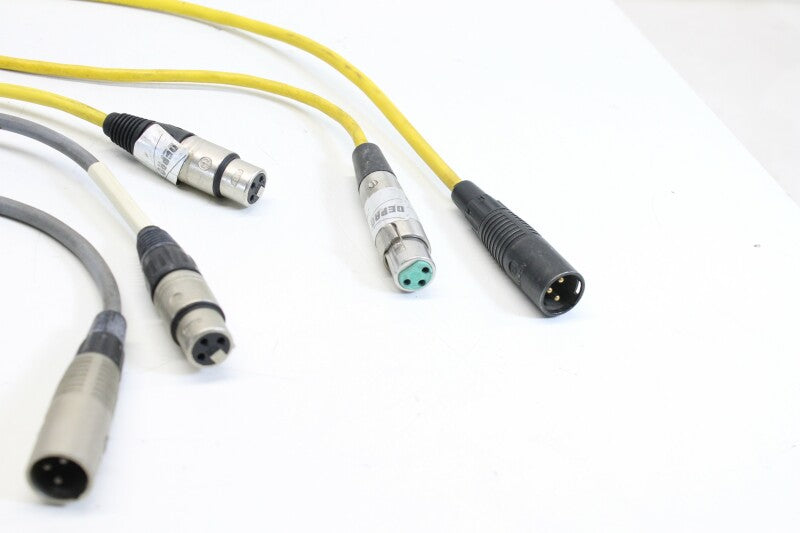Neutrik Lot with short XLR cables with some RCA and Jack plugs (No.1)