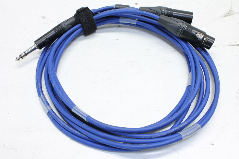 Neutrik TRS to Male XLR and Female XLR 2,5m