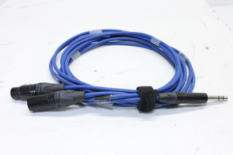 Neutrik TRS to Male XLR and Female XLR 2,5m