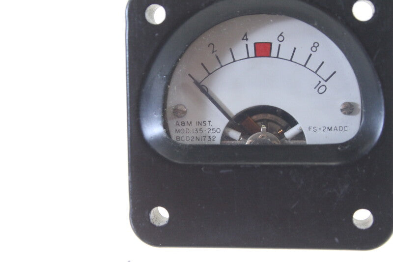 A&M New Old Stock 2 Arbitrary VU Meters FS = 2MA