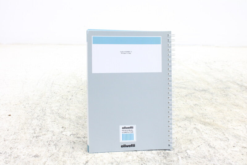 Olivetti MS-DOS user guide in English