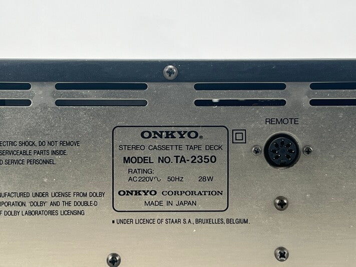 Onkyo TA-2350 - Cassette Deck