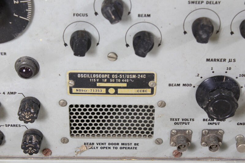 US Navy OS-51 AN/USM-24C Oscilloscope