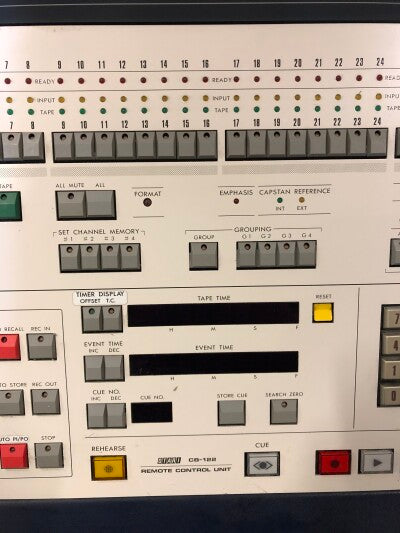 Otari CB-122 Remote Control Unit with CB-761 Level Display Unit