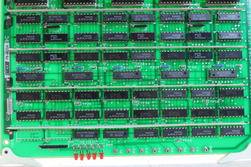 Otari Modem Card with Texas Instruments, Motorola and Mitsubishi IC's