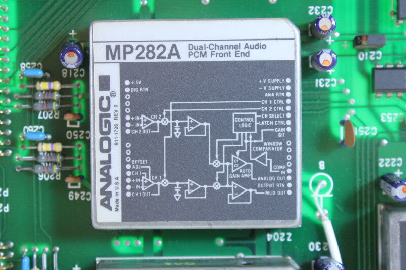 Otari PB-18RA Analog Digital Converter with Analogic MP2735-2 and MP282A