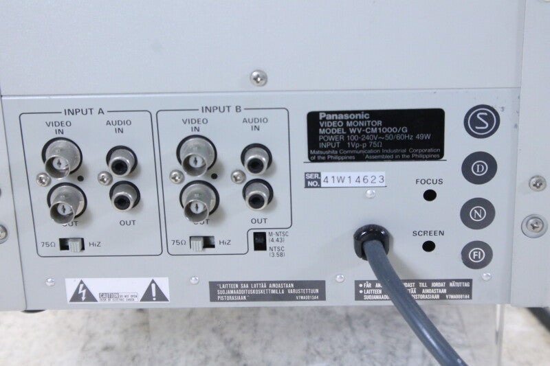 Panasonic WV-CM1000 Monitor