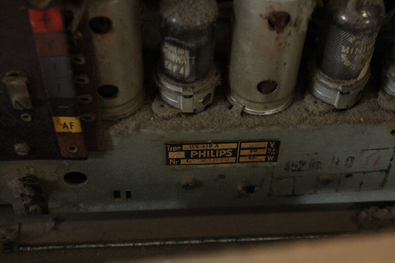 Philips BX410A vintage tube radio 1951-1952 (No.2)