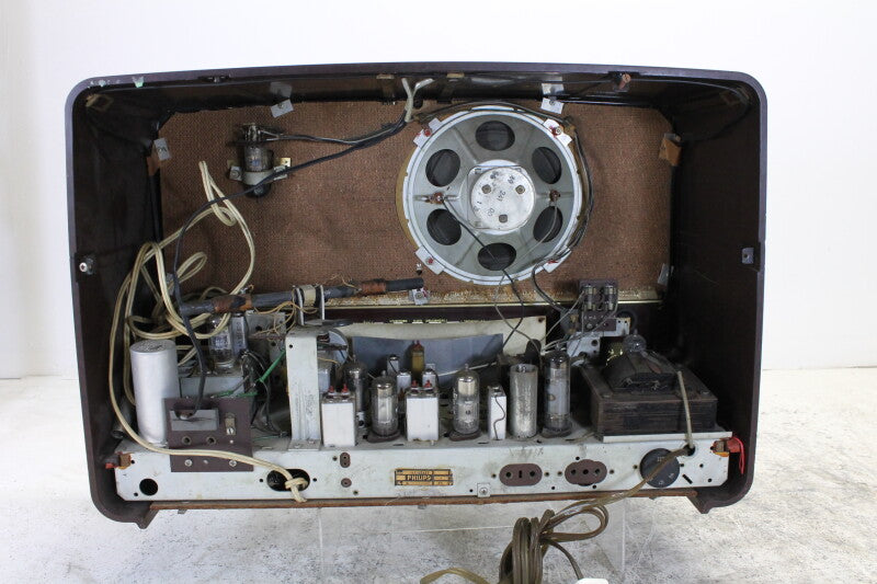 Philips BX453A19 vintage bakelite tube radio 1955-1956