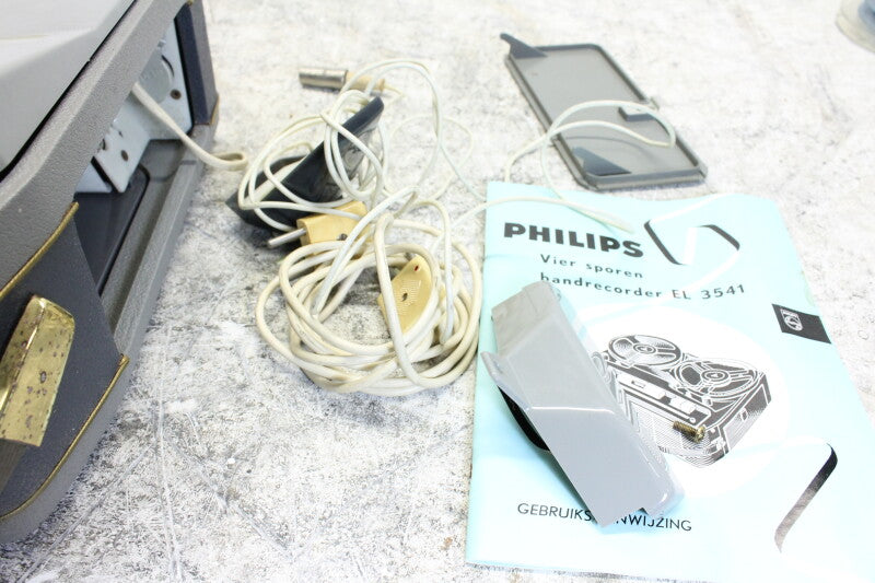 Philips EL3541A 4 track tube reel to reel recorder
