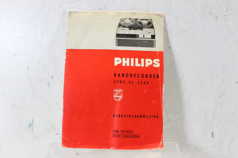Philips EL3548 4 Track Recorder with Manual
