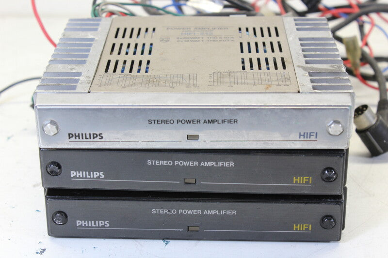 Philips 3 Car Power Amplifiers