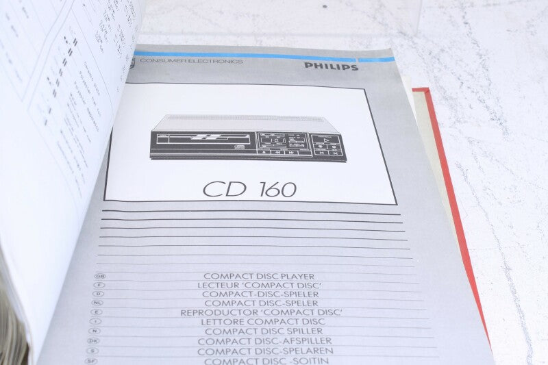Philips CD Player service manuals for CD-690 and CD-692