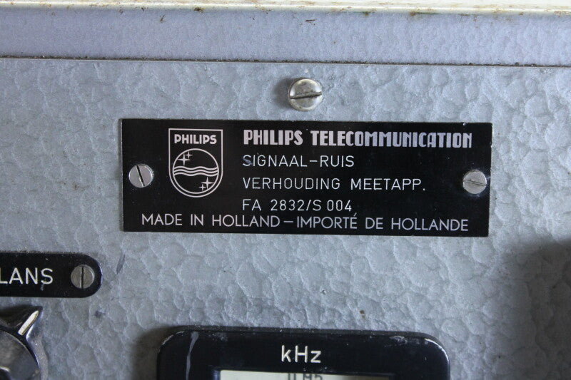 Philips Signal to Noise Ratio Measuring Device