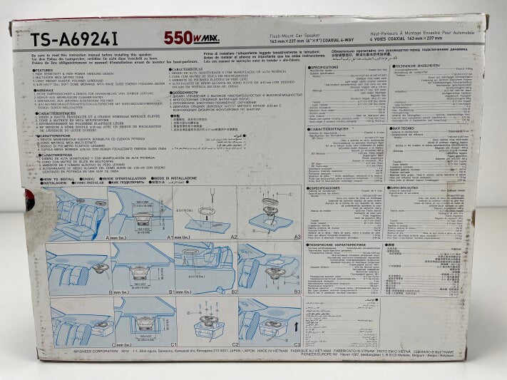 Pioneer TS-A6924I - Autoluidsprekers