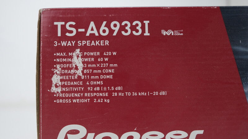 Pioneer TS-A6933I - 3-Way - Car Speakers