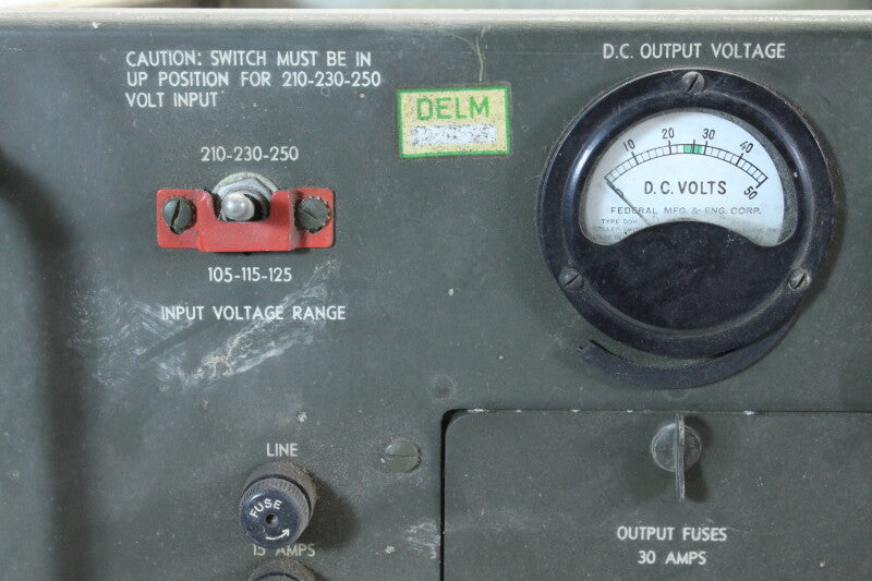 Federal MFG. & Eng. Corp. Power Supply PP-894/GRC-32B