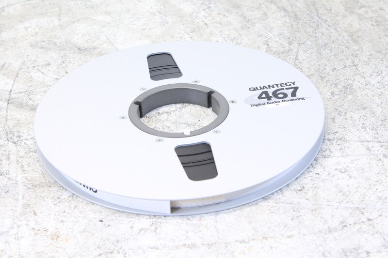 Quantegy 467 1/2 inch mastering tape in protective case + 3M floppy