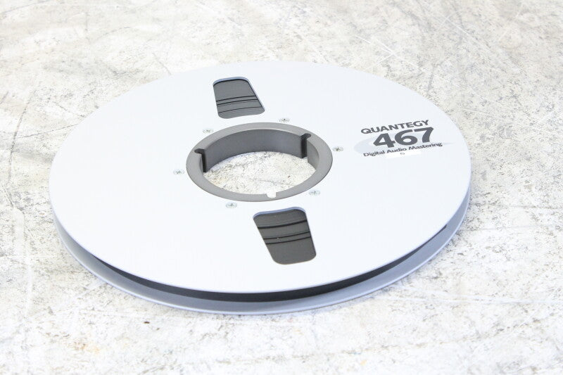 Quantegy 467 1/2 inch mastering tape in protective case + 3M floppy