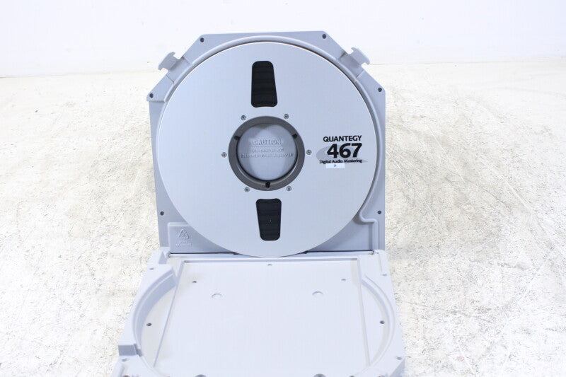 Quantegy 467 1/2 inch mastering tape in protective case