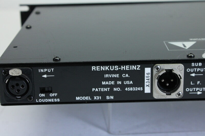 Renkus-Heinz X31 Crossover + PM31-12D Card