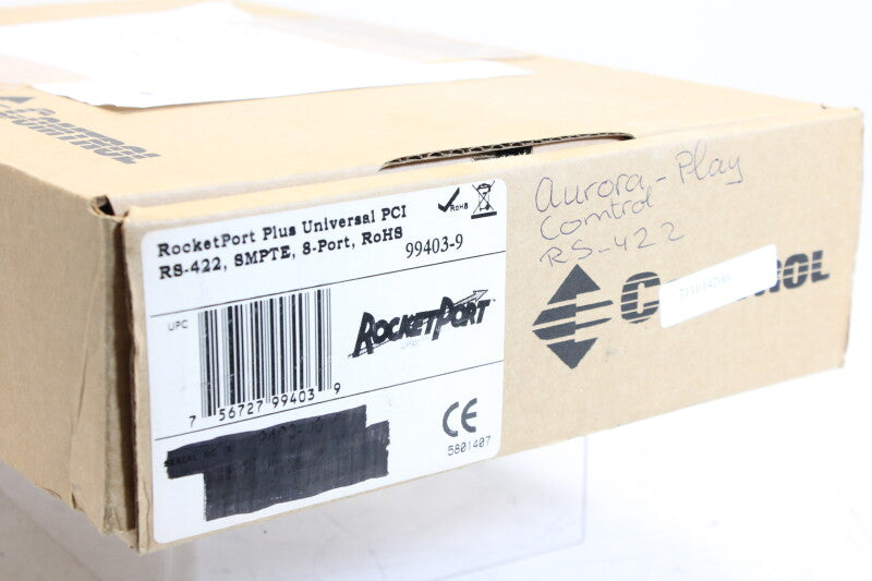 Comtrol RocketPort Plus Universal PCI and RS-422, SMPTE, 8-Port, RoHS