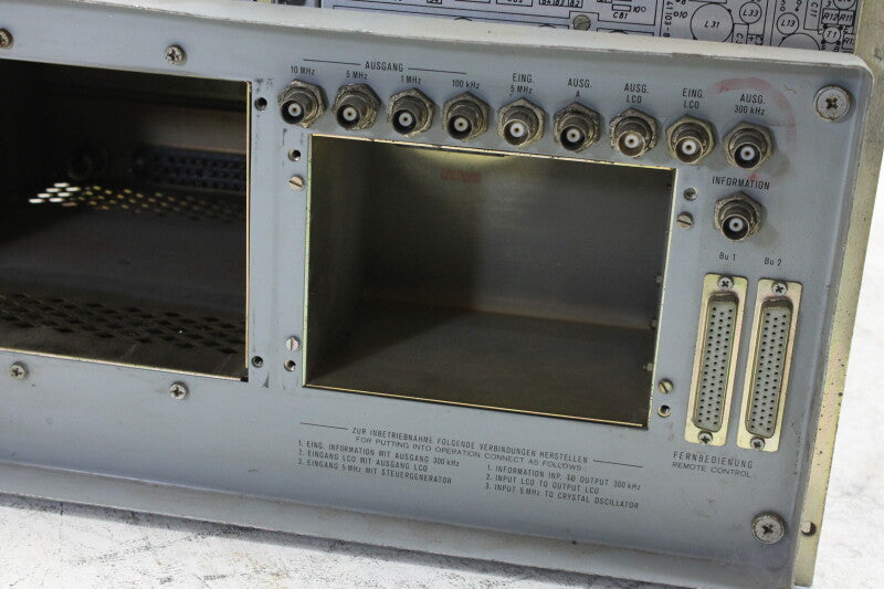 Rohde & Schwarz Dekadischer HF-MESS-SENDER 20-70mhz - RF Signal Generator