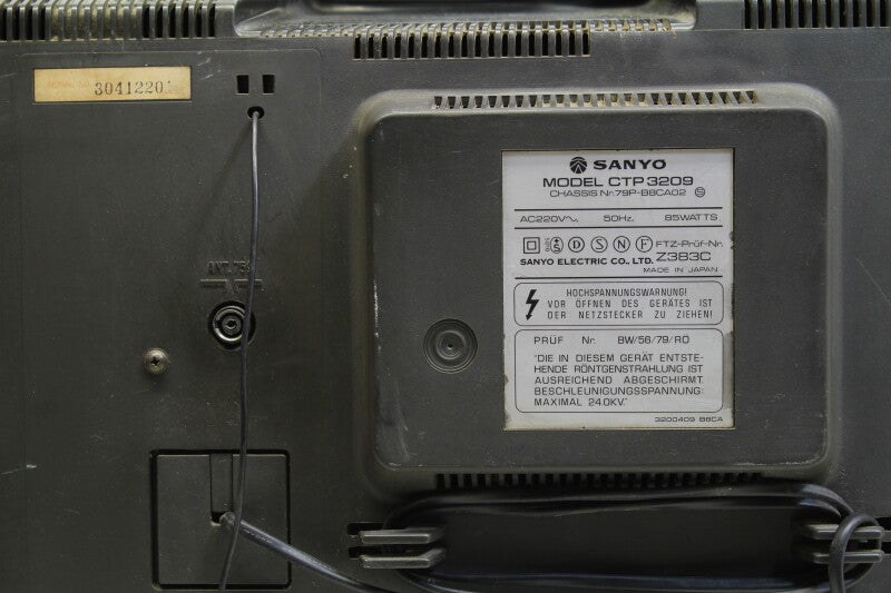 Sanyo tv ic electronics model ctp3209