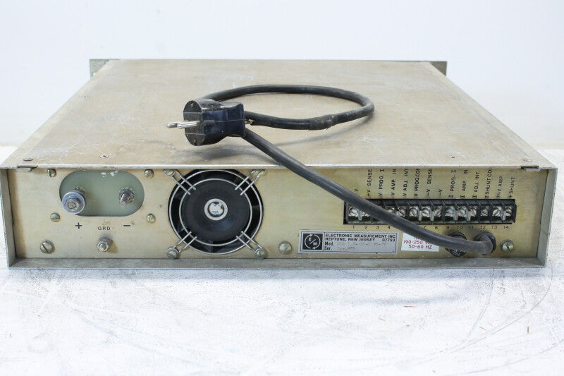 Electronic Measurements Inc. SCR 7,5 -100-0196-OV Power Supply