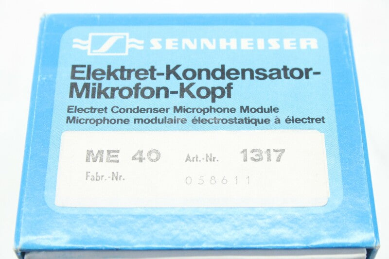 Sennheiser Empty Box for ME 40 - Elektret-Kondensator-Mikrofon-Kopf