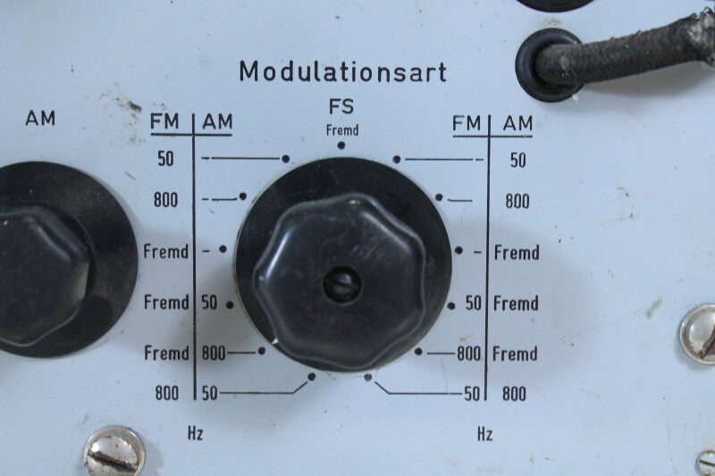 Siemens FM/AM Empfänger Meßsender 3 bis 300 MHz Rel 3W41B Receiver Measuring Transmitter