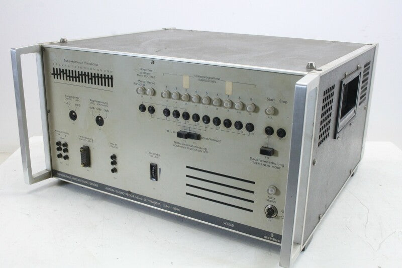 Siemens D2060 Automatic Sound Program Measuring Set Receiver 30Hz-16kHz
